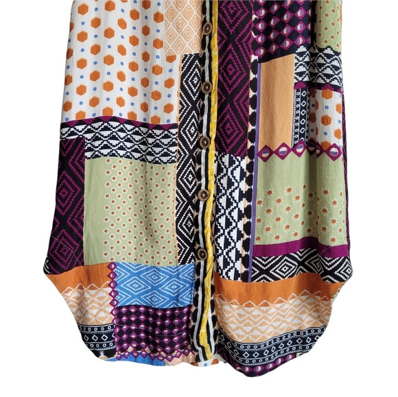 Anthropologie Everyway Patchwork Shirt Dress - Picture 5 of 10